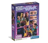 Clementoni - KPOP Demon Hunters Puzzle 2 de 1000 Piezas - Rompecabezas con Póster, Juego Sin Pantallas para Jóvenes, Regalo de Aprendizaje Creativo, Edad +14-37125