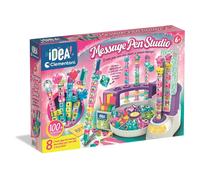 Clementoni - Estudio creativo de bolígrafos - Personaliza con cuentas, pegatinas y letras - 6+