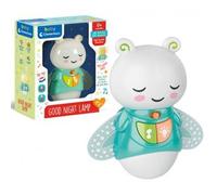 Clementoni - Lámpara Buenas Noches con temporizador, distintas secuencias luminosas y sonidos ㅤ