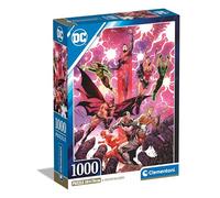 Clementoni 39853 Dc Comics Jigsaw 1000 Pieces-Poster Included, Puzzle for Adults