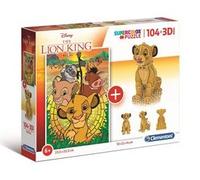Clementoni lion king puzle 3d 104 pieza(s) televisión/películas