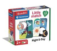 Clementoni- Little Match - Día y Noche Juego Educativo ecológico a Partir de 2 años (16716), Multicolor
