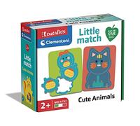 Clementoni-Little Match-Pequeños Animales Juego Educativo ecológico a Partir de 2 años (16717), Multicolor, M