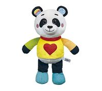 Clementoni - Love me Panda, Peluche Interactivo bebé Desde 0 Meses. Peluche Interactivo, Lleno de Colores, para estimular y acompañar al bebé. Es 100% Lavable y con Distintas Texturas. (17793)