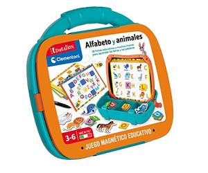 Clementoni, Maletín Magnético Alfabeto, Juego portátil, Juego Educativo, Aprende el Alfabeto, Letras y Las primeras Frases, Juguete niños 3 años, Juego en español (55492)