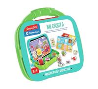 Clementoni - Maletín Magnético Mi Casa - Juego Educativo con Enfoque Montessori para Niños - Aprende Habitaciones, Objetos y Muebles - Incluye Folleto Educativo - A Partir de 2 Años - 55570