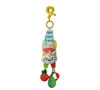 Clementoni - Mapache Peluche Actividades, Peluche 100% Lavable, para bebé Desde 0 Meses, para Llevar y Colgar (17789)