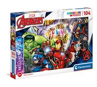 Clementoni - Marvel - Puzzle de 104 Piezas Brillante (20181)