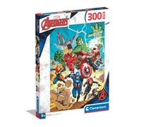 Clementoni- Marvel The Avengers Supercolor Puzzle Infantil De 300 Piezas, para N