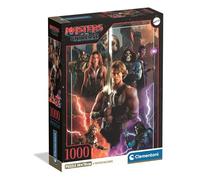 Clementoni - Masters of The Universe Movie Compact Puzzle - Rompecabezas Adulto de 1000 Piezas en Formato Compacto, Licencia Oficial de Mattel Motu - 37522