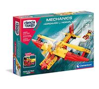 Clementoni - Mechanics - Hidroavion juego científico mecánica, construccciones, STEM, a partir de 8 años (55344)
