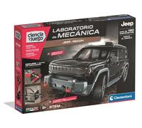 Clementoni - Mechanics - Jeep Recon - Más de 200 componentes para Construir el Todoterreno eléctrico - con 5 Puertas y Sistema de dirección de Cremallera - A Partir de 8 años - 55622