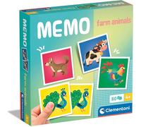 Clementoni Memo Animales De Granja Juego De Memoria Y Asociación Niños 3 Años