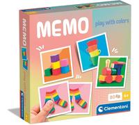 Clementoni Memo Play Con Colores Juego De Memoria Y Asociación De Cartas 3 Años