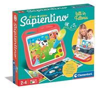Clementoni - Mi Primer sapientino, Todos en la Granja, Juego Educativo para niños de 2 a 4 años, Banquete con bolígrafo Interactivo y 12 Tarjetas para Descubrir los Animales, Fabricado en Italia,