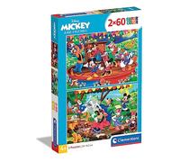Clementoni - Mickey and Friends -Set 2 Puzzles de 60 Piezas (21620)