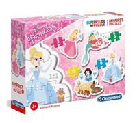 Clementoni - Mis primeros Puzzles Progresivos 3-6-9-12 - Princesas Disney