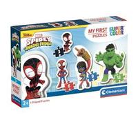 Clementoni - Mis primeros Puzzles Progresivos 3-6-9-12 - Spidey y su Superequipo