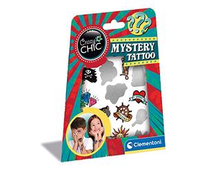 Clementoni Misteriosos Tatuajes temporales Infantiles Sorpresa a Partir de 6 años (18686), Multicolor