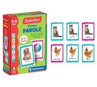 Clementoni Montessori - Juego Educativo del método Montessoriano para niños de 2 a 5 años, 48 Cartas ilustradas para Aprender los Nombres de los Animales y Objetos, Fabricado en Italia, 16835