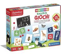CLEMENTONI Montessori - Juego Educativos para Aprender Alfabeto,Números,Formas &