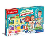 Clementoni- Sapientino - Mi Primer Juego 3 años, Tablero magnético de Aprendizaje Estaciones, Meses, días, Calendario Infantil, Educativo, Fabricado en Italia, Color Italiano, Large (16405)