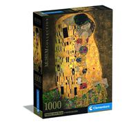 Clementoni - 39790 - Colección Museum - The Kiss - 1000 Piezas - Puzzle para Adultos, Arte, Rompecabezas, Cuadros Famosos, Pinturas Famosas, Made in Italy