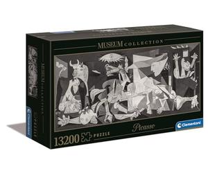 Clementoni - Museum Collection - Guernica de Picasso, Puzzle 13.200 Piezas para Adultos, Obra Maestra del Arte Moderno, Alta definición y Materiales sostenibles, 291,4 x 134,4 cm, 38015