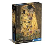 Clementoni Museum Collection - The Kiss - 1000 Piezas - Puzle para Adultos, Arte, Puzzles, Cuadros, Pinturas Famosas, Fabricado en Italia, Multicolor (39790)
