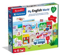 Clementoni- My English World, Juego Educativo de Inglés, Idiomas, Juguete en Español a Partir de 4 años (55448)