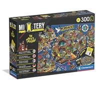 Clementoni Mystery Puzzle - The Pirate'S Treasure - 300 Piezas - Fabricado en Italia, niños de 8 años, Resolver, Rompecabezas con acertijos, Multicolor, Medium (21710)