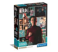 Clementoni Netflix Casa De Papel Berlin-Puzzle De 1000 Piezas, Rompecabezas Adul