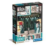 Clementoni Netflix Casa De Papel Berlin-Puzzle De 1000 Piezas, Rompecabezas Adul