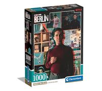 Clementoni Netflix Casa De Papel Berlin-Puzzle De 1000 Piezas, Rompecabezas Adultos, Entretenimento, 39849, Multicolor