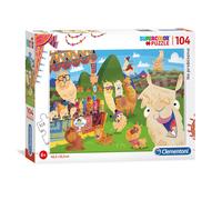Clementoni no probllama puzzle rompecabezas, 104 piezas, dibujos diver