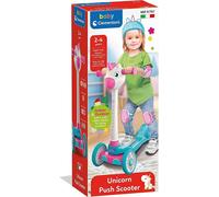 Clementoni - Patinete De Empuje Para Bebés Unicornio De 3 Ruedas