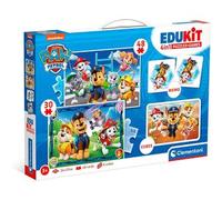 Clementoni - Patrulla Canina - Edukit 4 en 1 con puzzle y juego de memoria Patrulla Canina ㅤ