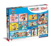 Clementoni - Patrulla Canina - Puzzle infantil progresivo 10 en 1 de la Patrulla Canina ㅤ
