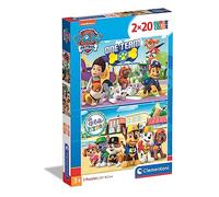 Clementoni - Paw Patrol -Set 2 Puzzles de 20 Piezas (24779)