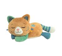 Clementoni Peluche Gatito Respiratorio Interactivo, vibraciones calmantes, música, lavable, 0+ meses
