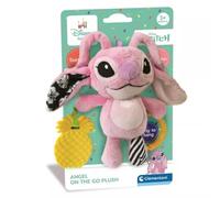 Clementoni Disney Baby Angel On The Go Plush Stitch-Peluche, Juego Primera Infancia, Juguete Primeras Actividades, Muñeco recién Nacido, Lavable, Multicolor, 17937