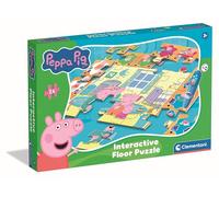 Clementoni Peppa Pig 16688 - Puzzle Interactivo con bolígrafo, Juego Educativo para niños a Partir de 3 años, 24 Piezas, 62 x 42 cm