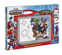 Clementoni Pizarra Magnética Marvel Super Heroes, Multicolor, Talla Unica