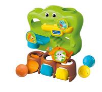 Clementoni - Play for Future - Árbol de Las Bolas Ocultas Juego Educativo Actividades bebé Encajes y construcciones a Partir de 12 Meses (17687)