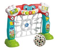 Clementoni- Portería de fútbol con Sonidos y música para niños, multicolor-17995 (17995)