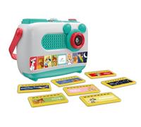 Clementoni | Proyector y narrador de historias 2.0 - Disney Baby para bebés a partir de 12 meses | 8 historias clásicas incluidas | Proyección visual y de sonido | Recarga con figuras de Disney | Idea