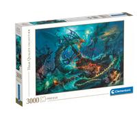 Clementoni Rompecabezas Puzzle Collection The Underwater Battle – 3000 piezas para adultos – 33023