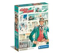Clementoni - Puzle de 1000 Piezas de cómics para Adultos y jóvenes, ilustración Corta maltesa con póster Incluido, Serie Especial, Idea de Regalo para Hombre y Mujer, Fabricado en Italia, 50 x 70 cm