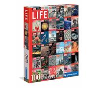 Clementoni- Puzle Life Magazine - Portada 1000 Piezas Vintage para Pared, póster, Fabricado en Italia, Rompecabezas para Adultos, Multicolor (634407)