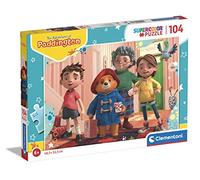 Clementoni- Puzle Supercolor 104 Piezas - Made in Italy, niños 6 años, Dibujos Animados, Puzzle Paddington, Multicolor, Medium (25730)